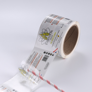 Custom Printed Logo Roll Plastic Vinyl <strong>PVC</strong> Waterproof Adhesive Packaging <strong>Label</strong> <strong>Printing</strong> Stickers Roll for Skincare Products - Product Image 6