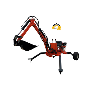 Hot Sale Mini Spider Excavator with 2 Wheels Can Tow and Dig Backhoe EPA <b>Gasoline</b> Engine - Product Image 3