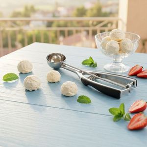Cuillère multifonctionnelle pour glace, pelle à glace, cuillère à fruits pour la préparation de desserts à la maison ou en boutique - Product Image 1