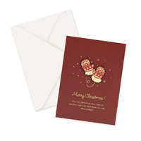 Carte de vœux créative pliable pour enfants SYC Noël et Thanksgiving - Petite carte en papier