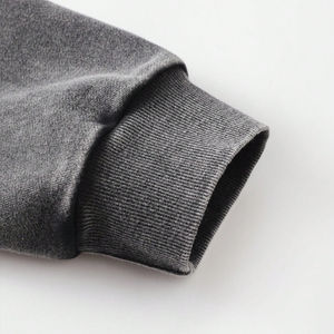 워시 후드 제조 업체 도매 맞춤형 빈티지 대형 레이싱 레터 인쇄 500GSM 무게 산성 워시 후드 남성용 - Product Image 4