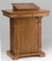 CP-001, chaire d'église en bois/chaire en chêne/chaire en bois peut être personnalisé comme votre dessin ou photos meubles d'église