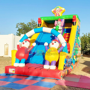 Tobogán inflable de payaso para niños, tobogán inflable para fiestas al aire libre, casa de brinco inflable para niños. - Product Image 6