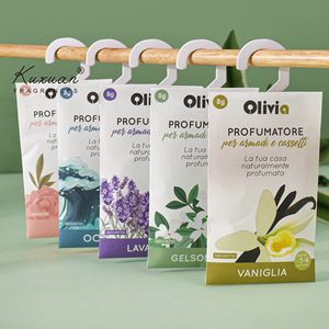 8g Sachets parfumés frais vêtements sac de rangement <span class=keywords><strong>cintre</strong></span> avec lavande bois de santal océan arômes pour armoire tiroirs voitures placards - Product Image 4