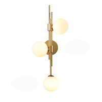 Applique Murale LED Moderne et Confortable pour Chambre à Coucher, en Fer et Verre, avec Abat-jour Blanc Laiteux, 3W 7W 9W