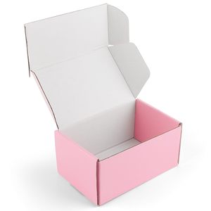 กล่องกระดาษลูกฟูกสีชมพูอเนกประสง<span class=keywords><strong>ค</strong></span>์กันน้ำที่เก็บของได้สำหรับงานฝีมือในสำนักงานที่บ้าน - Product Image 1