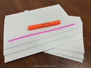 Panneau alvéolé en PP blanc opaque 2440 x 1220 <span class=keywords><strong>mm</strong></span>, traitement Corona 50 Dyne, 3 <span class=keywords><strong>mm</strong></span> <span class=keywords><strong>5</strong></span> <span class=keywords><strong>mm</strong></span>, pour impression numérique - Product Image 3