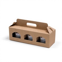 Dossiers en carton ondulé kraft écologiques et imperméables personnalisés |   Design des poignées et des fenêtres |   Porte-cadeaux pour pots et bouteilles de confiture