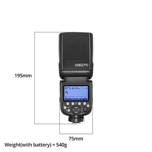 Flash pour appareil photo Godox V860III 76Ws TTL Li-ion, sans fil 2.4G, HSS Speedlight, <span class=keywords><strong>zoom</strong></span> 28-105mm - Product Image 1