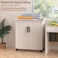 Vente en gros d'usine Table de machines Cricut compatible avec chariot artisanal avec table Cricut Machine Cricut avec armoire de rangement