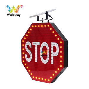 Señal de Tráfico <span class=keywords><strong>LED</strong></span> Personalizada con Energía <span class=keywords><strong>Solar</strong></span> de 800*800 mm - Product Image 4