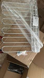 Unité de bar Supports à vin muraux Plaque chromée 5 rangées de porte-bouteilles de vin suspendus Porte-verres à vin au plafond - Product Image 6