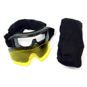 Lunettes de tir tactiques polarisées CE EN166 4,0 mm, lunettes de protection pour le cyclisme, la soudure, le paintball, 3 lentilles - Product Image 3