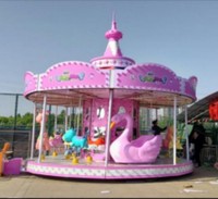 Manège Mini Bateau Pirate, Attraction Bateau Pirate Balançoire pour Enfants, Machine de Jeu Familiale pour Parc d'Attractions, Équipement de Fête Foraine