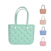 2025 personnalisé été caoutchouc grand Eva sac fourre-tout plage étanche femmes embrayages Silicone sac à main Eva sac fourre-tout sac de plage