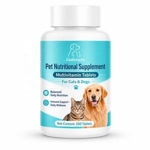 Tabletas de Multivitaminas y Aminoácidos para Perros y Gatos, para un Pelaje Hermoso, Cuidado de la Piel y Nutrición Diaria - Product Image 1
