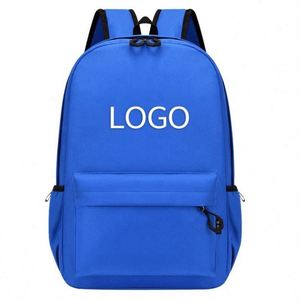 Mochila Escolar Infantil Unisex Personalizada, Bonita, Azul, Impermeable, Antirrobo, Duradera, con Opción de Logotipo Personalizado - Product Image 1