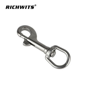 ตะขอเดี่ยว RICHWITS ทำจากสแตนเลส 316 รูปวงรี อุปกรณ์ทางทะเลสำหรับสมอเรือและสปริง คลิปสำหรับสัตว์เลี้ยง คลิปดำน้ำ - Product Image 2