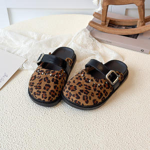 รองเท้าแตะข้อเท้าเด็กผู้หญิง รุ่นใหม่ประจำฤดูร้อนปี 2026 รองเท้าเจ้าหญิงสำหรับเด็ก ลายเสือดาว แฟชั่นทันสมัย สวมใส่ง่าย - Product Image 4