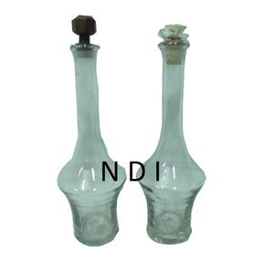 Handmade Decorative Clear Glass Perfume Bottle Hot Sale Unique Design Custom Made Decorative <b>Empty</b> Glass Perfume Bottle - Product Image 4