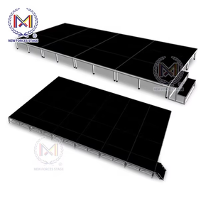 Chất Lượng Cao Xách Tay Vuông Hợp Kim Nhôm Có Thể Gập Lại Di Động Giàn Sân Khấu Cho Đám Cưới Dj Thời Trang Hiển thị Buổi Hòa Nhạc Có Thể Tháo Rời Bục - Product Image 2