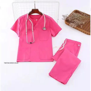 Ensemble d'uniformes médicaux personnalisés pour femmes – Blouses d'infirmière ajustables et confortables – Vêtements médicaux marron en gros - Product Image 4