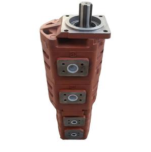 Pompe à engrenages triple Huamao CBKP80/63/40-BFP |   Pompe hydraulique pour machine de forage sans tranchée - Product Image 1