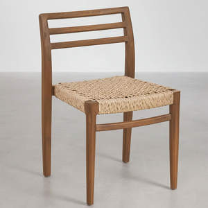 Silla de Comedor Moderna y Contemporánea de Madera Maciza, Asiento de Madera Cómodo, Estructura de Madera, para Hogar, Bar, Almacén, Exterior, Apartamento - Product Image 1