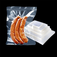 Sacs sous vide transparents pour aliments congelés, poulet, emballage plastique personnalisé imprimé en gravure, sacs en Mylar lisse pour lait