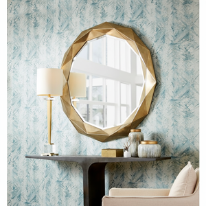 Elegante Marco de espejo de pared de Metal artístico hecho a mano contemporáneo con detalles de diseño real únicos para los amantes de la decoración del hogar - Product Image 1