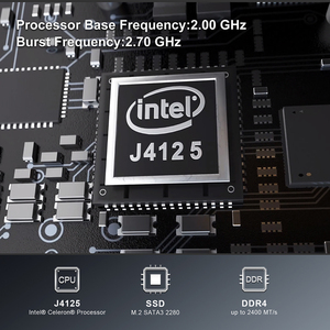 Fábrica al por mayor Beelink GK MINI PC Intel J4125 8GB 128GB MINIPC Win11 OS Computadora industrial para PC de juegos - Product Image 4