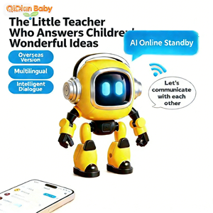 Robot Interactivo de Plástico con IA, Juguete Educativo para Niños de 8 a 13 Años con Luz y Sonido, Juegos de Adivinanzas, Diseño Multiarticulado - Product Image 5