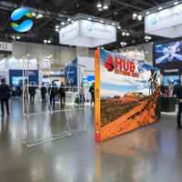 Support d'arche en aluminium robuste et résistant aux intempéries pour toile de fond, système d'exposition modulaire standard par sublimation thermique, montage facile pour