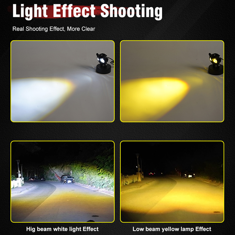 Jaune + blanc / Jaune + blanc + Jaune blanc + flash