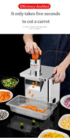 Fruit Groente Slice Kubus Snijmachine Elektrische Snijmachine Aardappel Ui Groente Wortel Bananenchips Dicer