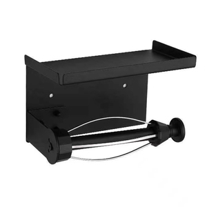 <span class=keywords><strong>Porte</strong></span>-papier toilette <span class=keywords><strong>mural</strong></span> en acier inoxydable standard, sans perçage, étanche, avec effet amortissant - Product Image 6