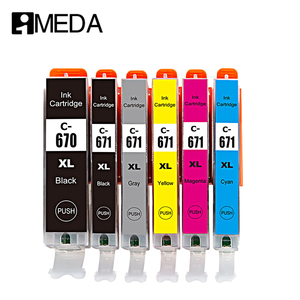 <span class=keywords><strong>Encre</strong></span> de qualité supérieure compatible pour imprimante jet <span class=keywords><strong>d</strong></span>'<span class=keywords><strong>encre</strong></span> <span class=keywords><strong>Canon</strong></span> 670 CLI 671 670XL PGI-670 PGI670 671XL CLI-671 CLI671 MG5760 MG6860 - Product Image 1