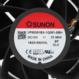Ventilador Axial de Refrigeración SUNON VF80381BX-1Q081-SBH 80x80x38mm 12VDC 57.96W con Rodamiento de Bolas, Eléctrico, OEM/ODM, para Gabinetes e Inversores - Product Image 6