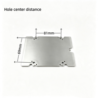 Plaque diffuseur de chaleur en cuivre massif VC pour processeur LGA7529, accessoire de refroidissement 130x98x3mm 173g, solution thermique personnalisée pour serveur