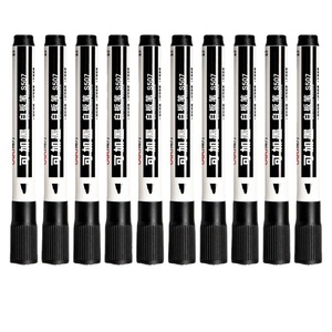 Deli S507 Refillable <b>Whiteboard</b> <b>Marker</b> Black Water Based Erasable Office Use - Product Image 2