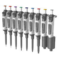 Micropipette Volume réglable Entièrement autoclavable 0.1-10ml Conception ergonomique Étalonnage facile