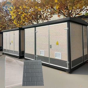 Paneles sándwich con diseño de ladrillo para pared exterior, revestimiento de pared insonorizado de PU con <span class=keywords><strong>aislamiento</strong></span> térmico para fachada de casa - Product Image 1