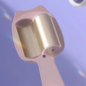 Rizador de Pelo Cerámico con Iones Negativos 2024, Temperatura Ajustable, 32 mm, Color Rosa y Morado, Herramientas de Peinado - Product Image 4