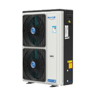 Pompe à chaleur air-eau à onduleur DC intégral pour chauffage et refroidissement à basse température, idéale pour villas de luxe