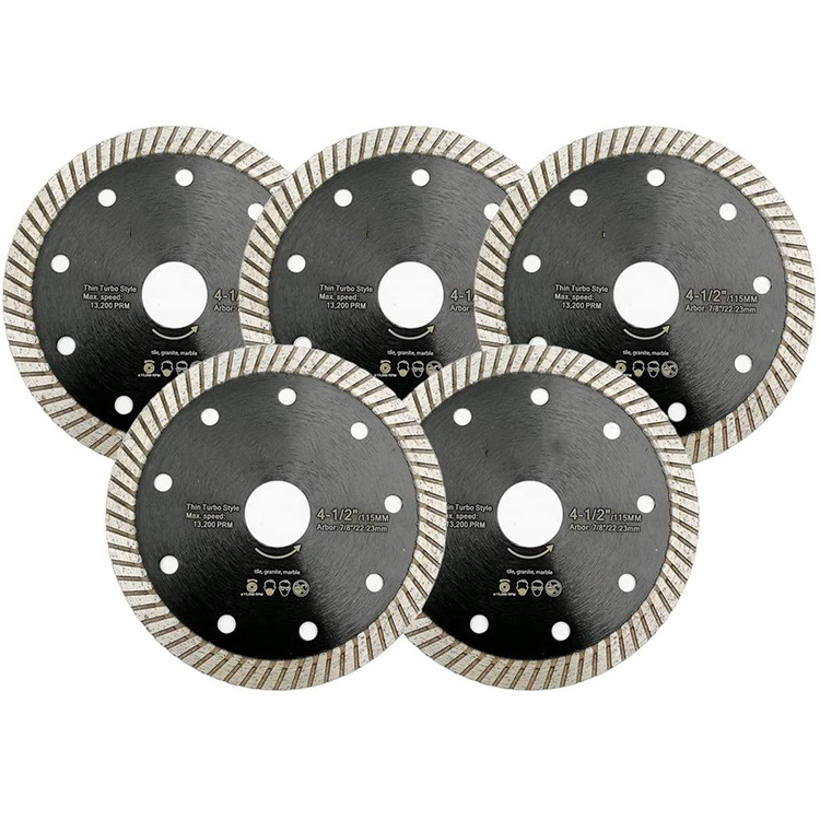 Горячий пресс спеченный супер тонкий турбо алмазная пила Лезвие для гранитной мраморной плитки керамики