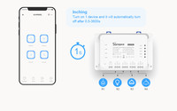 Sonoff 4CH PRO R3 Wifi Smart Switch Inter Lock Inching Lock Mode DIY Timer Switch Via Ewelink APP Bekerja Dengan Alexa Google Home