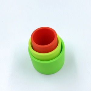 Juego de Formas Geométricas Encajables de Arcoíris Colorido, Juego de Bloques de Juguetes Educativos Tempranos para Niños, Clasificador de Formas Montessori - Product Image 5