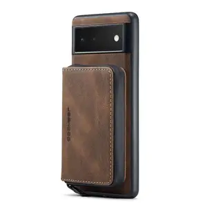 For Google Pixel 5A 6 7 Pro Flip Leather Wallet Phone Case, For Sony Xperia 1 III 5 III Magnetic Wallet Leather Cover Case