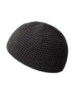 Chất Lượng Cao Đàn Hồi Seamly Hồi Giáo Dệt Kim Hat Đàn Ông Phụ Nữ Unisex Gorros Mùa Đông Mùa Xuân Hè Mùa Thu Hat