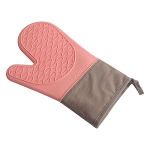 Gants de four et de barbecue personnalisables en silicone alimentaire double couche, résistants à la chaleur, avec motif à pois, design original - Product Image 5